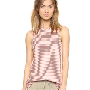 Madewell A-Line Tank in Mini Stripe